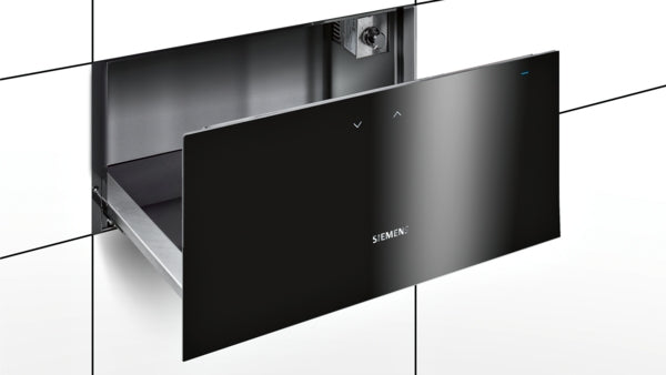 Siemens iQ700 Built-in Warming Drawer 29cm Black BI630DNS1B