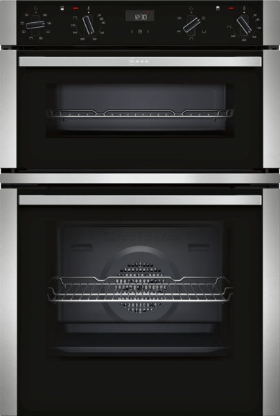 NEFF N50 BUILT-IN DOUBLE OVEN STAINLESS STEEL U1ACE2HN0B
