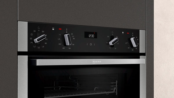 NEFF N50 BUILT-IN DOUBLE OVEN U1ACE5HN0B