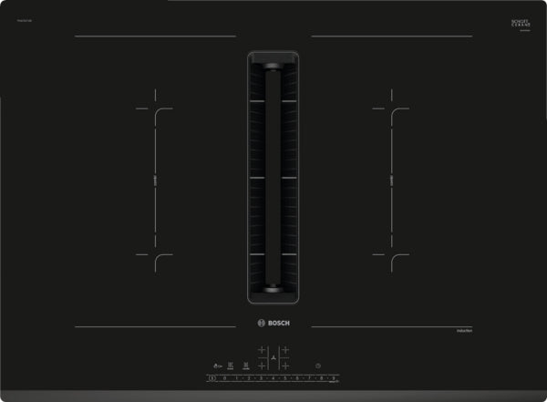 Bosch Series 6 Induction Hob With Integrated Extraction 70cm Surface Mount Without Frame PVQ731F15E