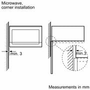 Bosch Series 4 Built-in Microwave 38cm Stainless Steel BFL523MS0B
