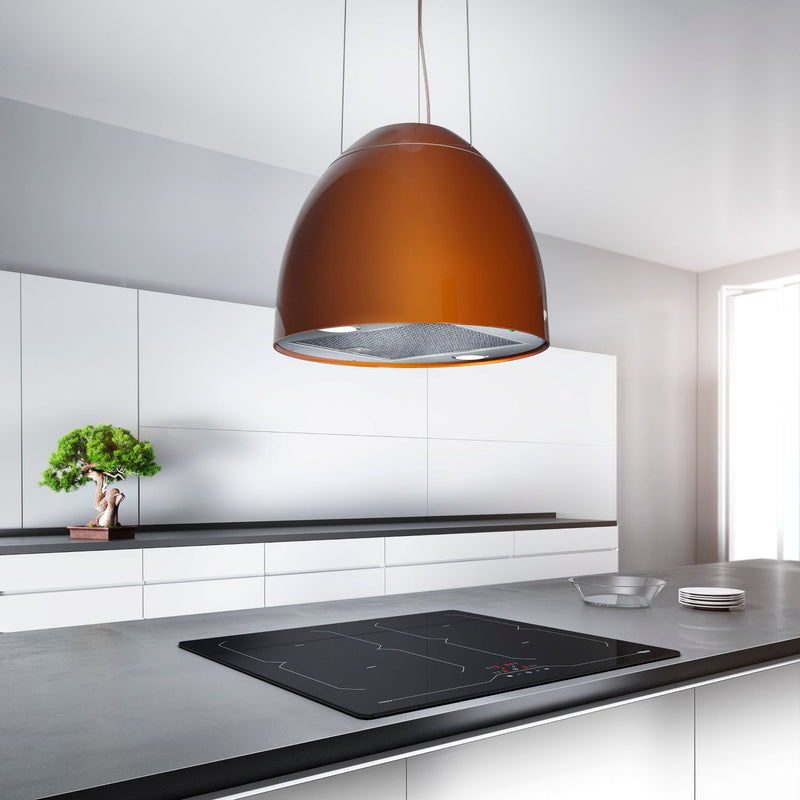 Airforce New Moon 45cm Island Cooker Hood with Integra System - Copper - Devine Distribution Ltd