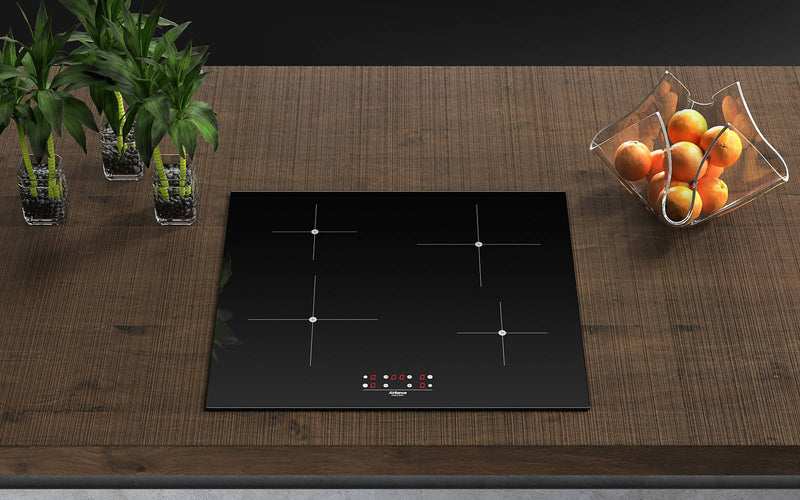Airforce POP 60-4 60cm 4 Zone Touch Control Induction Hob with Black Glass Finish