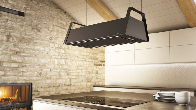 Airforce TATA 90cm Island touch control cooker hood in anthracite finish