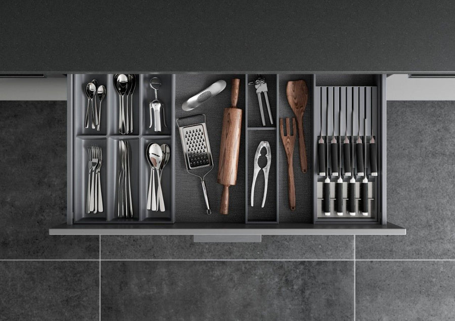AMBIA-LINE Cutlery Insert Kit - Orion Grey ALC.45.110P.OG - Devine Distribution Ltd