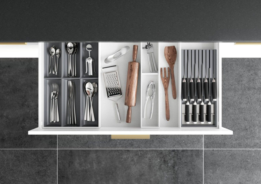 AMBIA-LINE Cutlery Insert Kit - Silk White ALC.45.110P.W - Devine Distribution Ltd