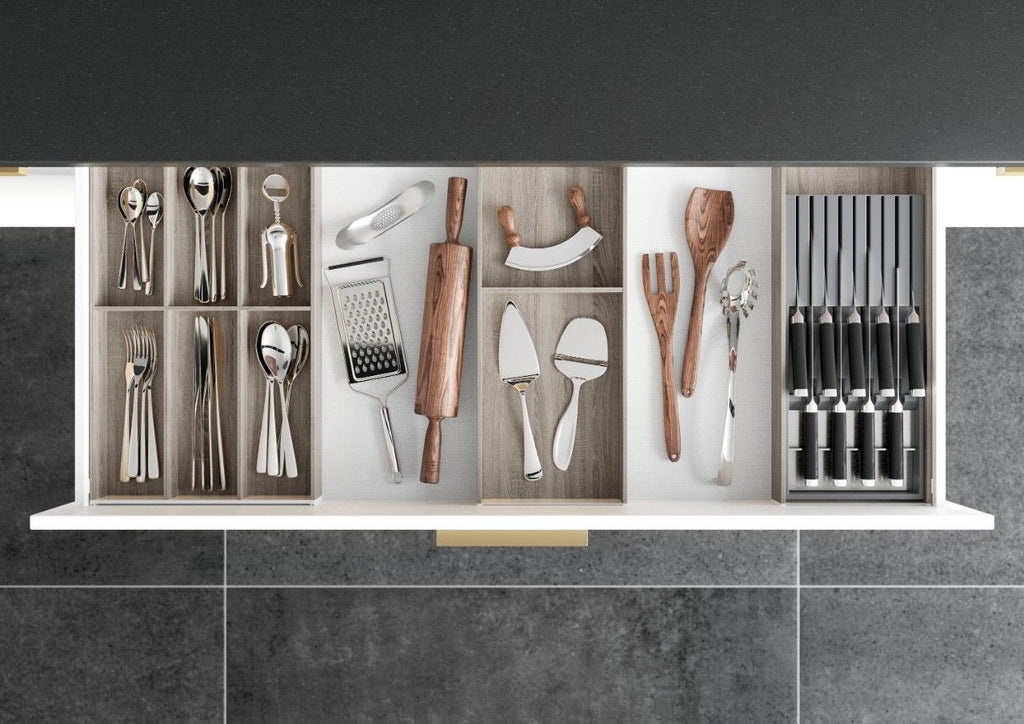 Blum AMBIA-LINE Cutlery Insert Kit - Bardolino Oak ALC.45.110P.BO