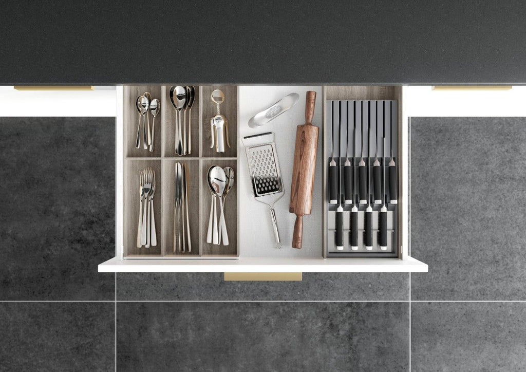 Blum AMBIA-LINE Cutlery Insert Kit - Bardolino Oak ALC.45.110P.BO