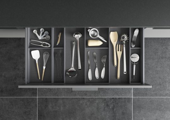 AMBIA-LINE Utensil Insert Kit - Orion Grey ALU.45.110P.OG - Devine Distribution Ltd