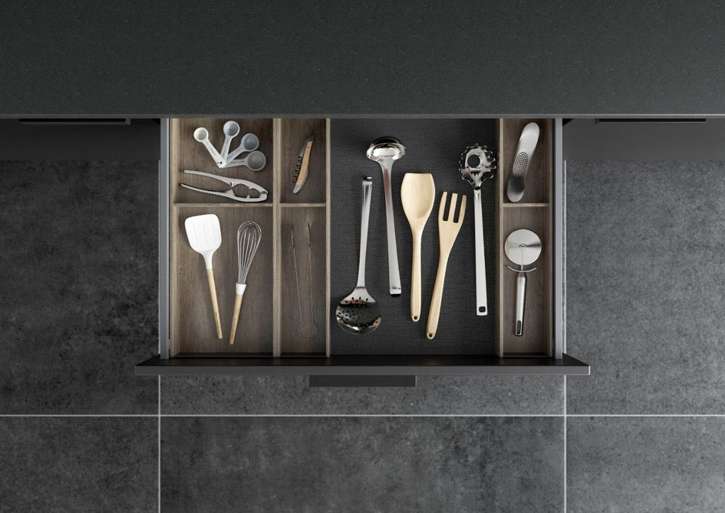 Blum AMBIA-LINE Utensil Insert Kit - Nebraska Oak ALU.45.110P.NO