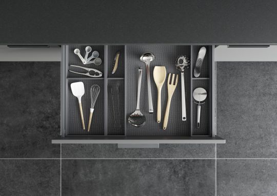 AMBIA-LINE Utensil Insert Kit - Orion Grey ALU.45.110P.OG - Devine Distribution Ltd