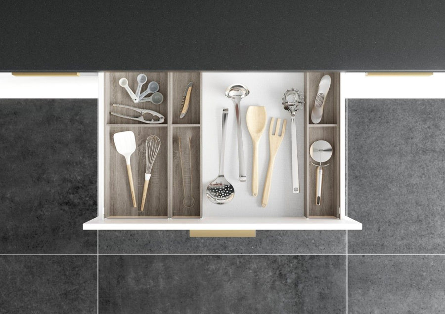 AMBIA-LINE Utensil Insert Kit - Bardolino Oak ALU.45.110P.BO - Devine Distribution Ltd