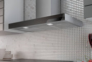 Airforce F191 90cm Wall Mounted Designer Cooker Hood - Black Glass