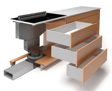 Aspira 2 or 3 Drawer unit with correct depth drawers. - Devine Distribution Ltd