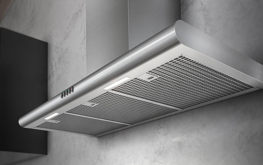 Airforce Noon Wall Mounted 90cm Cooking Hood Stainless Steel - Devine Distribution Ltd