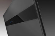 Airforce V4 90cm Flat Wall Mounted Cooker Hood - Black glass Close Up