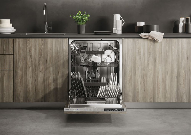 Haier XIB3B2SFS-80 60cm 13 Place Fully Integrated Dishwasher with Wifi & Bluetooth Compatibility - Devine Distribution Ltd