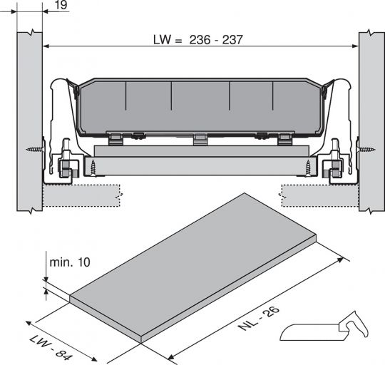 ORGA-LINE Bottle Tray  Z48.30B0I4 - Devine Distribution Ltd